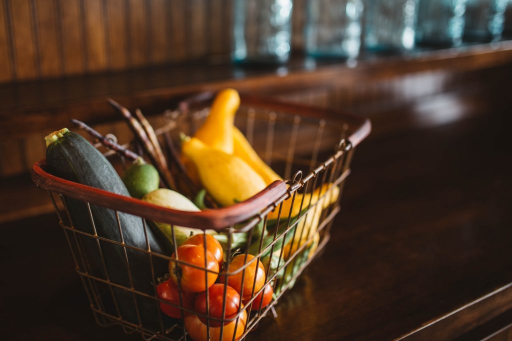 panier fruits et légumes